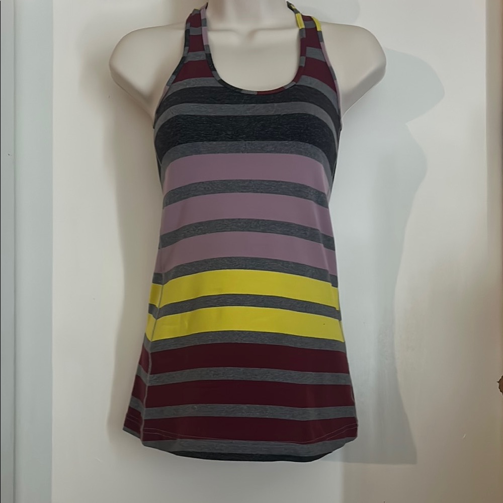 Striped Multicolor Women's Tank Top